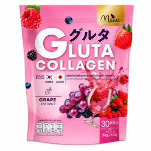 Manee Gluta Collagen Pink Anti-Aging Skin Brightening Glow Whitening 30 Sachet