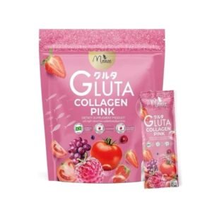 Manee Gluta Collagen Pink Anti-Aging Skin Brightening Glow Whitening 30 Sachet