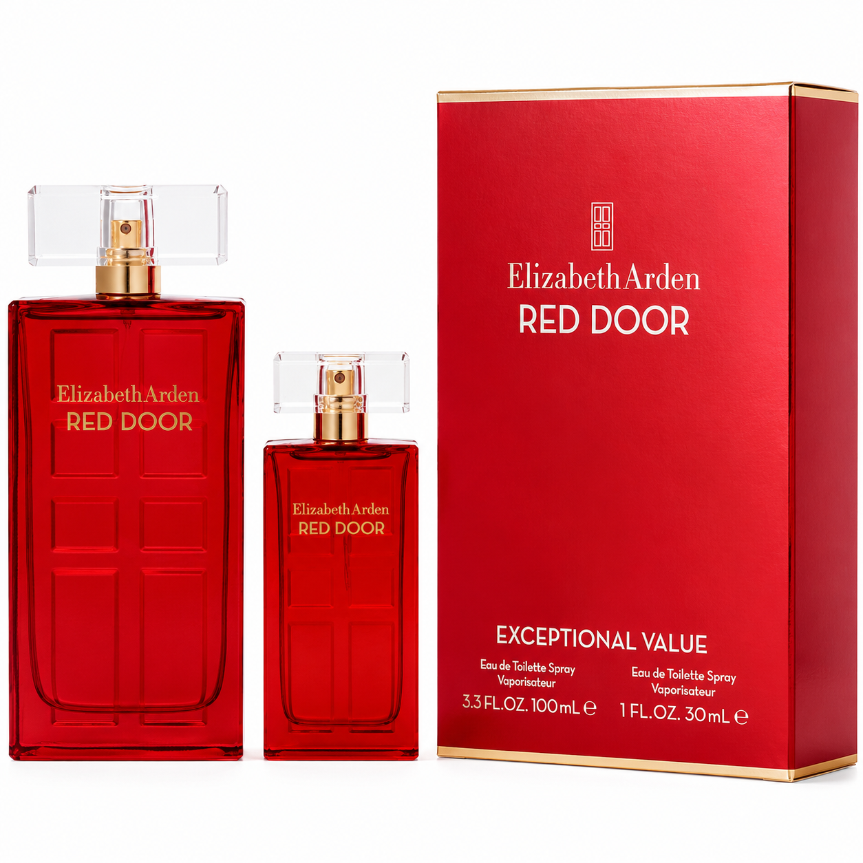Elizabeth Arden Red Door Eau de Toilette Gift Set – 100ml + 30ml Perfume Spray for Women