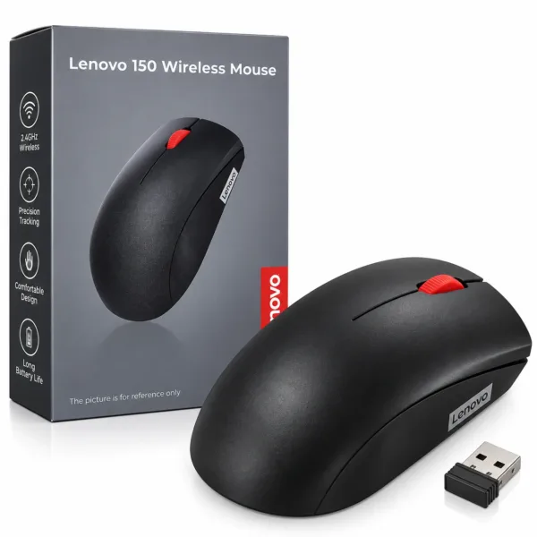 Lenovo 150 Wireless Mouse, Black
