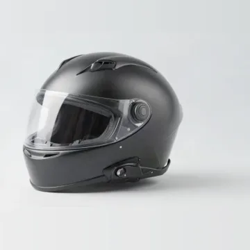 Open-face motorcycle helmet