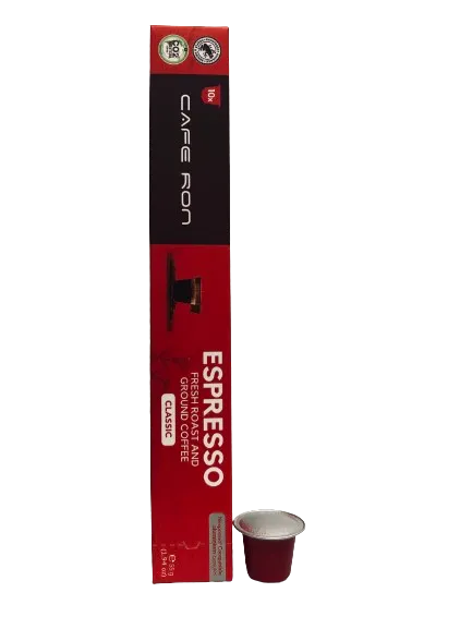 Cafe Ron Espresso Classico Coffee Capsules, 10 capsules, 55g