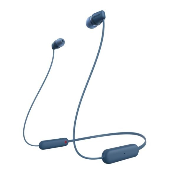 SONY WI-C100 Wireless Earbuds, Blue